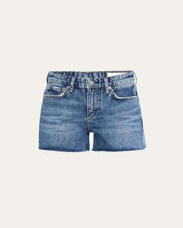 Dre Low-Rise Denim Shorts